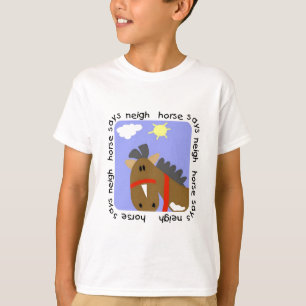 Hästnågot att säga gnäggar Tshirts och gåvor
