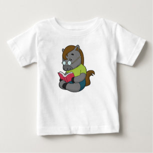 Hästnörd Bokglasögon T Shirt