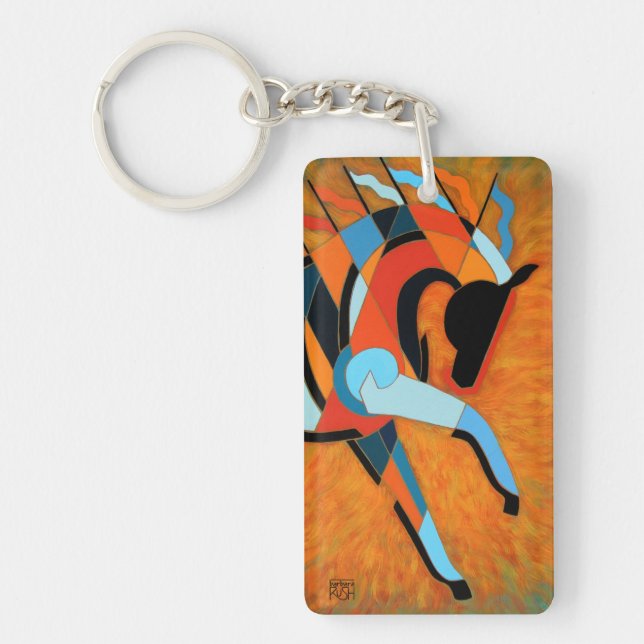 Hästnyckelring eller nyckelring, SunDancer av (Framsidan)