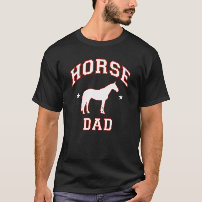 Hästpappa 2 t shirt (Framsida)
