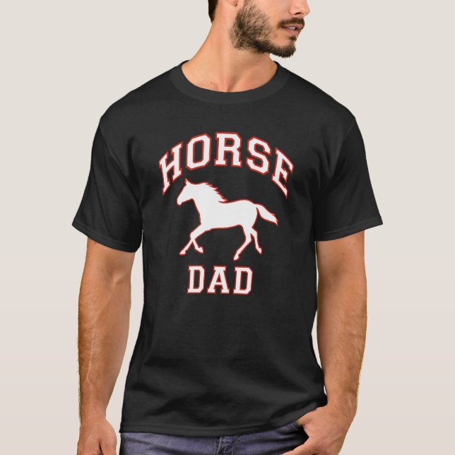 Hästpappa 4 t shirt (Framsida)