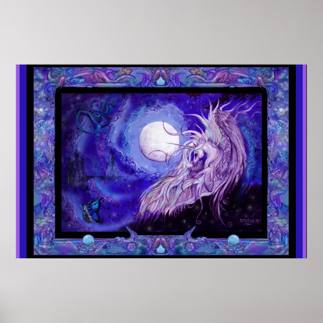 Hästponny, häst (häst) poster (Framsidan)