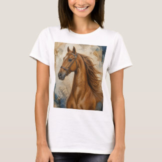 Hästporträtt T Shirt