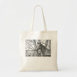 Hästporträtt Totebag Tygkasse