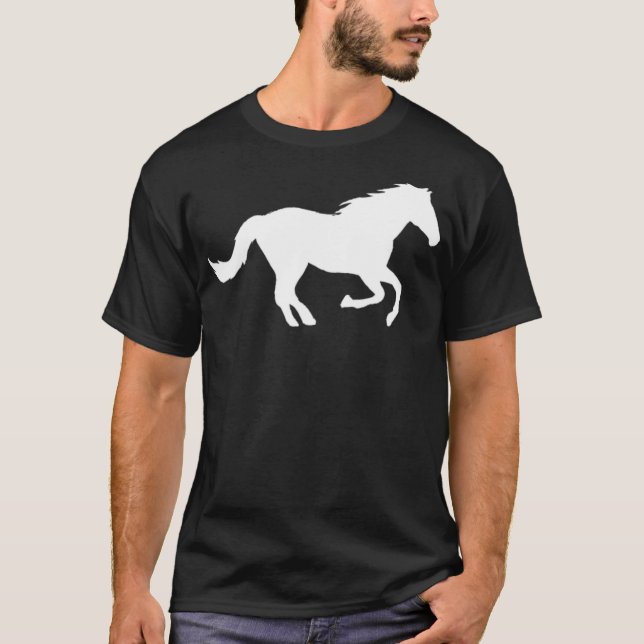 hästradiouppspelningsdamm t shirt (Framsida)