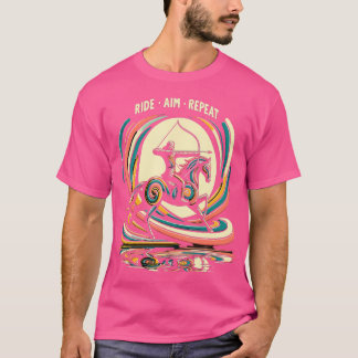 Hästrider, monterad arkitektur t shirt