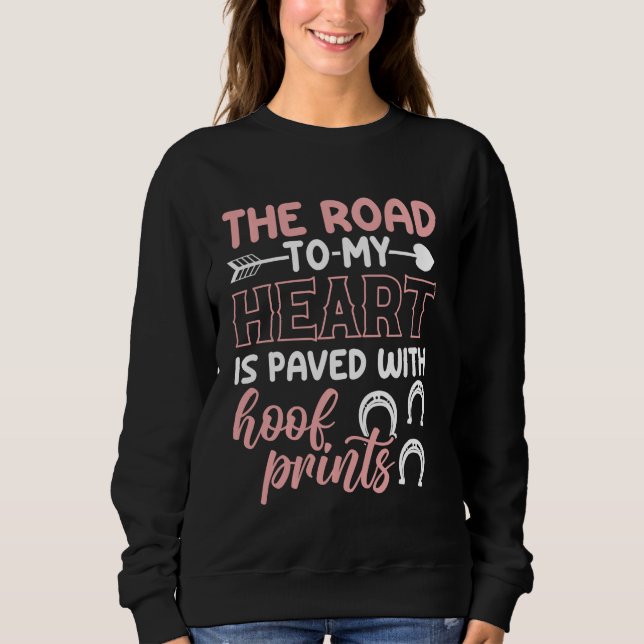 Hästridflicka T Shirt (Framsida)