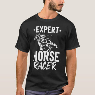 Hästridingsdräkt Hästbana Racing Equestrian T Shirt