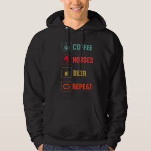 Hästridning Rolig hästälskare Hästmamma Equestria Hoodie