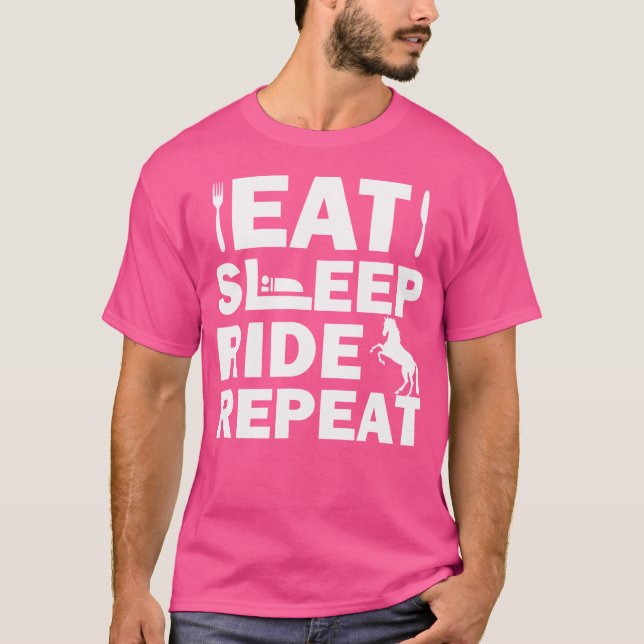 Hästridning T Shirt (Framsida)