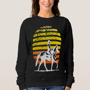Hästridning vintage cowgirl ridning till häst t shirt