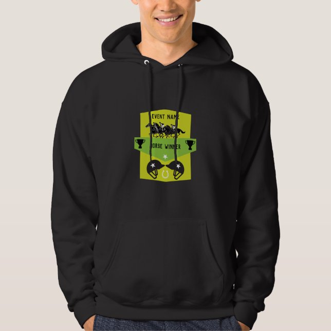 Hästridningshändelse - gåvor och handelsgåvor hoodie (Framsida)