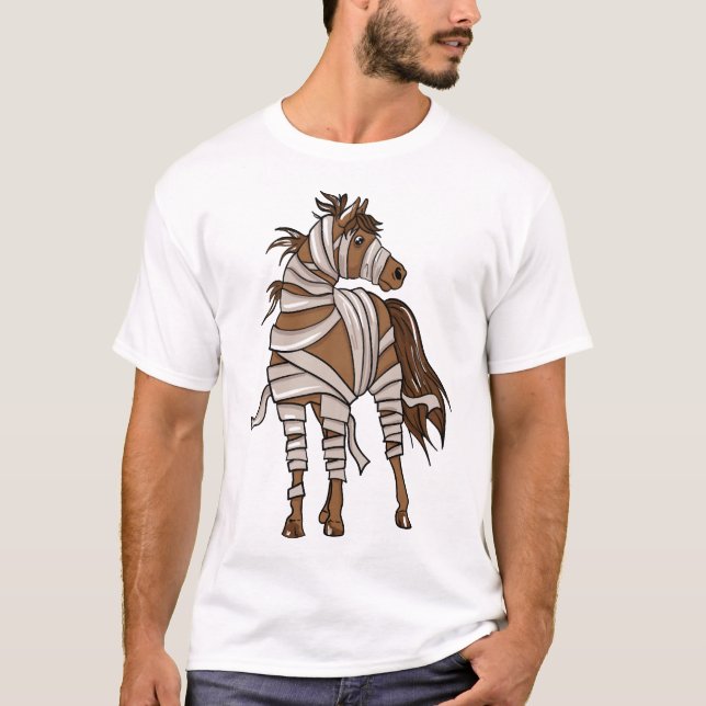 Hästs Halloween T Shirt (Framsida)