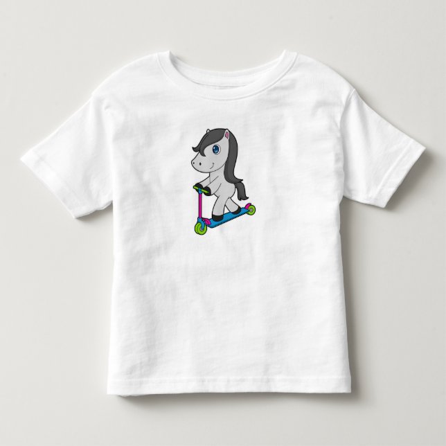 Hästscooter T Shirt (Framsida)