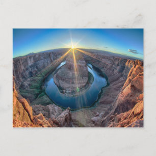 hästseshoe bend arizona vykort