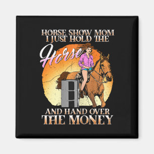 Hästshow Mamma... Jag håller bara hästen och hande Magnet