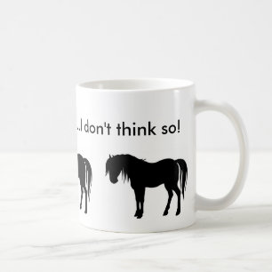 hästsilouette, hästsilouette, hästsilouet… kaffemugg
