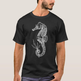 hästsjöfisk illustration gåva t shirt