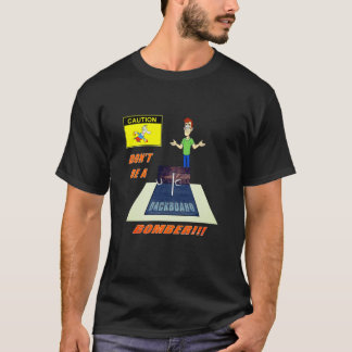 Hästsko kastar inte på tavlan t shirt