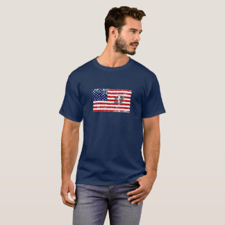 Hästsko Pitching Basic Mörk T-Shirt USA