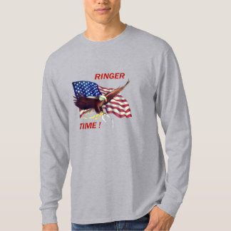 Hästsko Pitchong Dess Ringer Tid T Shirt