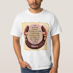 Hästsko Serenity Prayer T Shirt