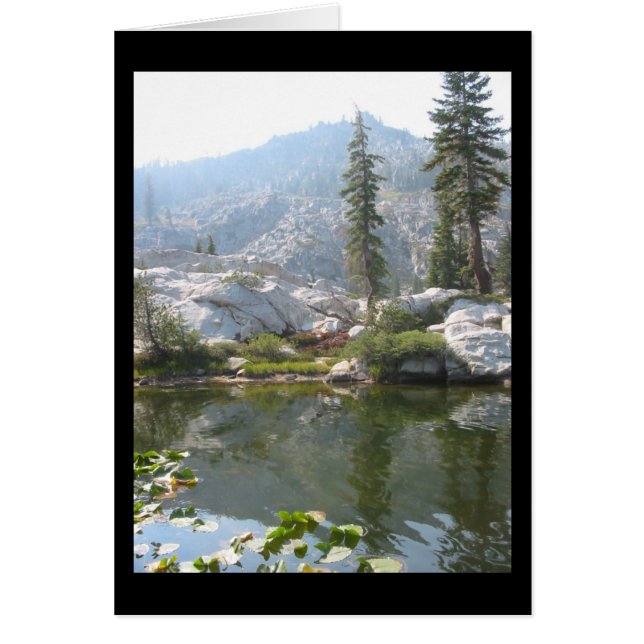 Hästsko sjökort hälsningskort (Framsidan)