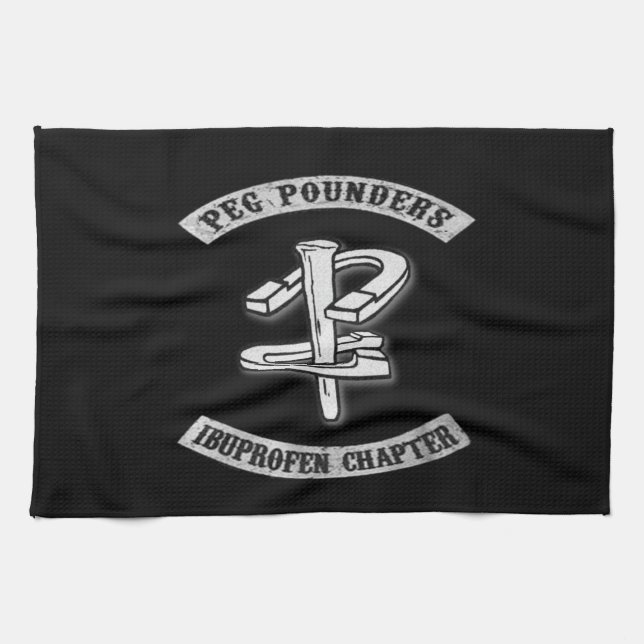 Hästsko som kastar handduken kökshandduk (Horisontell)