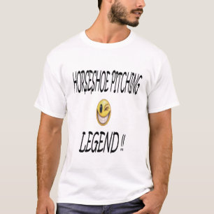 Hästsko som kastar legend t-shirt