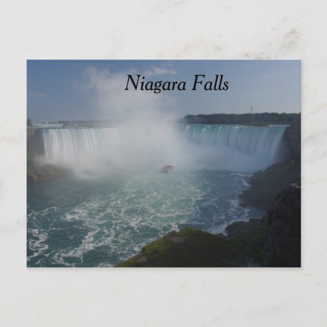 Hästskofallen i Niagarafallen Vykort (Framsida)