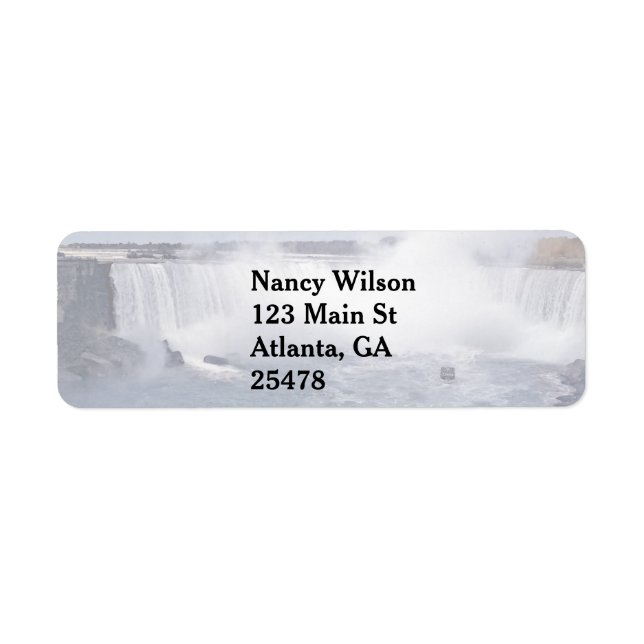 Hästskofallen Returadress Etikett (Framsidan)