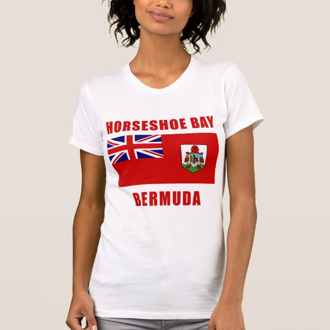HÄSTSKOFJÄRDBermuda Tshirts, gåvor T-shirt (Framsida)