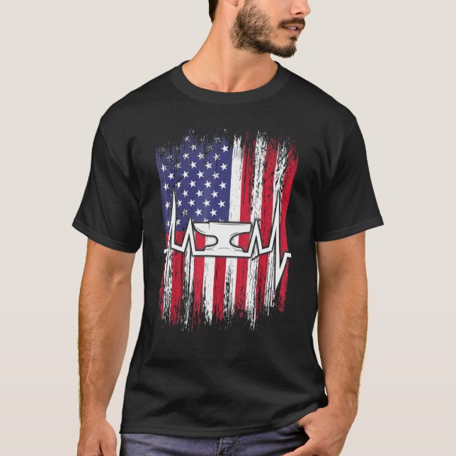 Hästskohovsmed Hästsko Hästhov Trimning 11 T Shirt (Framsida)