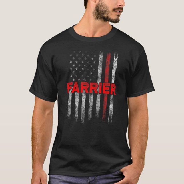 Hästskohovsmed Hästsko Hästhov Trimning   T Shirt (Framsida)