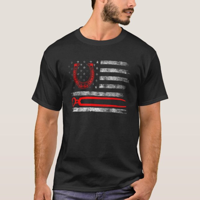 Hästskohovtrimning för häst _2 t shirt (Framsida)