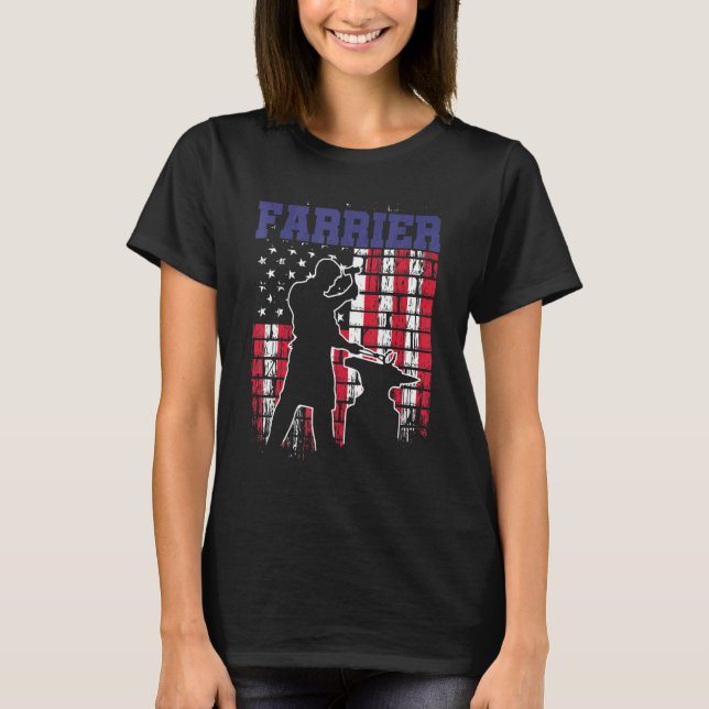 Hästskohovtrimning Hästskoning _51 T Shirt (Framsida)