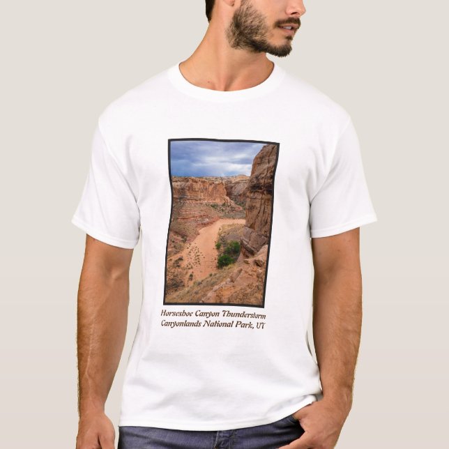 HästskokanjonThunderstorm - Utah T Shirt (Framsida)