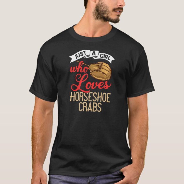 Hästskokrabba Xiphosura Blod Ägg Fossil T Shirt (Framsida)