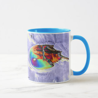 Hästskokrabban omkullkastar design mugg