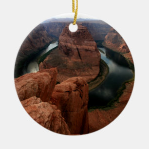 Hästskokrökning, Coloradofloden Arizona Julgransprydnad Keramik