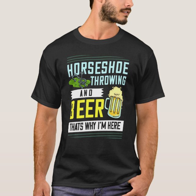 Hästskon Knippande stötar T Shirt (Framsida)