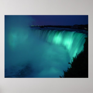 Hästskonedgångar på affischen för Niagara Fall Poster