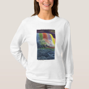 Hästskonedgångar som är upplyst på natten tee shirt