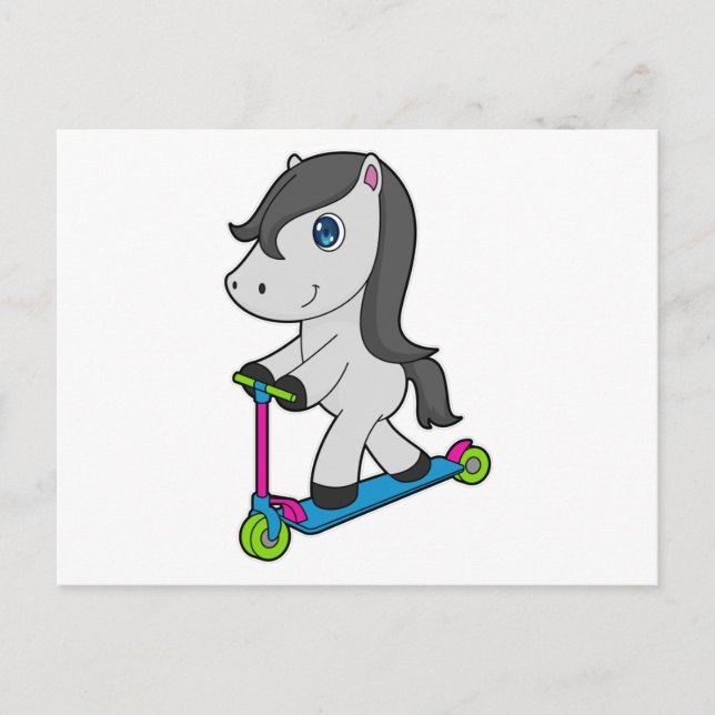 Hästskoter Vykort (Framsida)