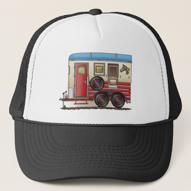 Hästsläpcampare Truckerkeps (Framsida)