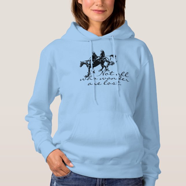 Hästslingaryttare inte all som Wander är T-shirt (Framsida)