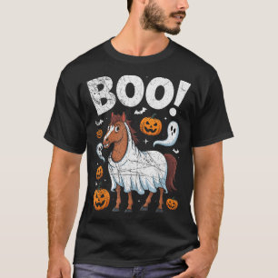 Hästspöke Kostym Rolig Equestrian Hästar Älskare  T Shirt