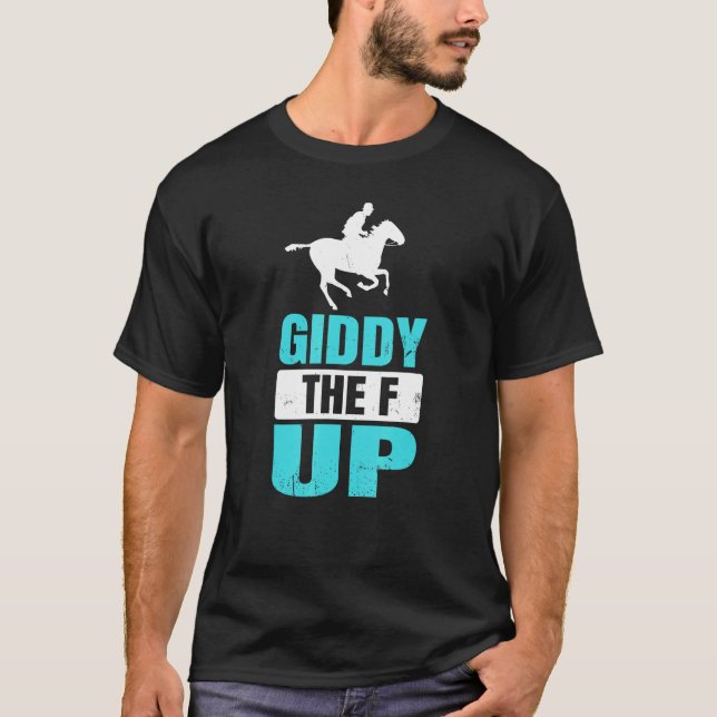 Hästsport Galen I F T Shirt (Framsida)