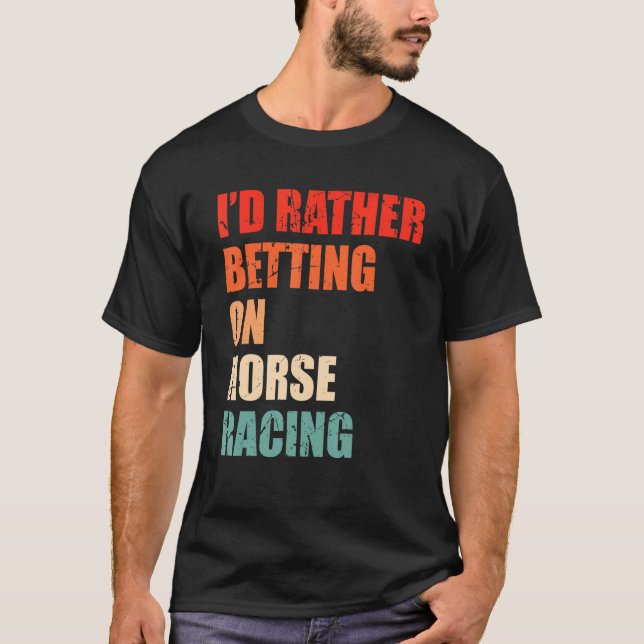 Hästsport Ord för en  av häst derby 1 T Shirt (Framsida)