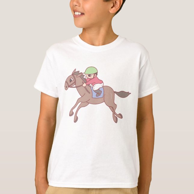 Hästsport. T Shirt (Framsida)